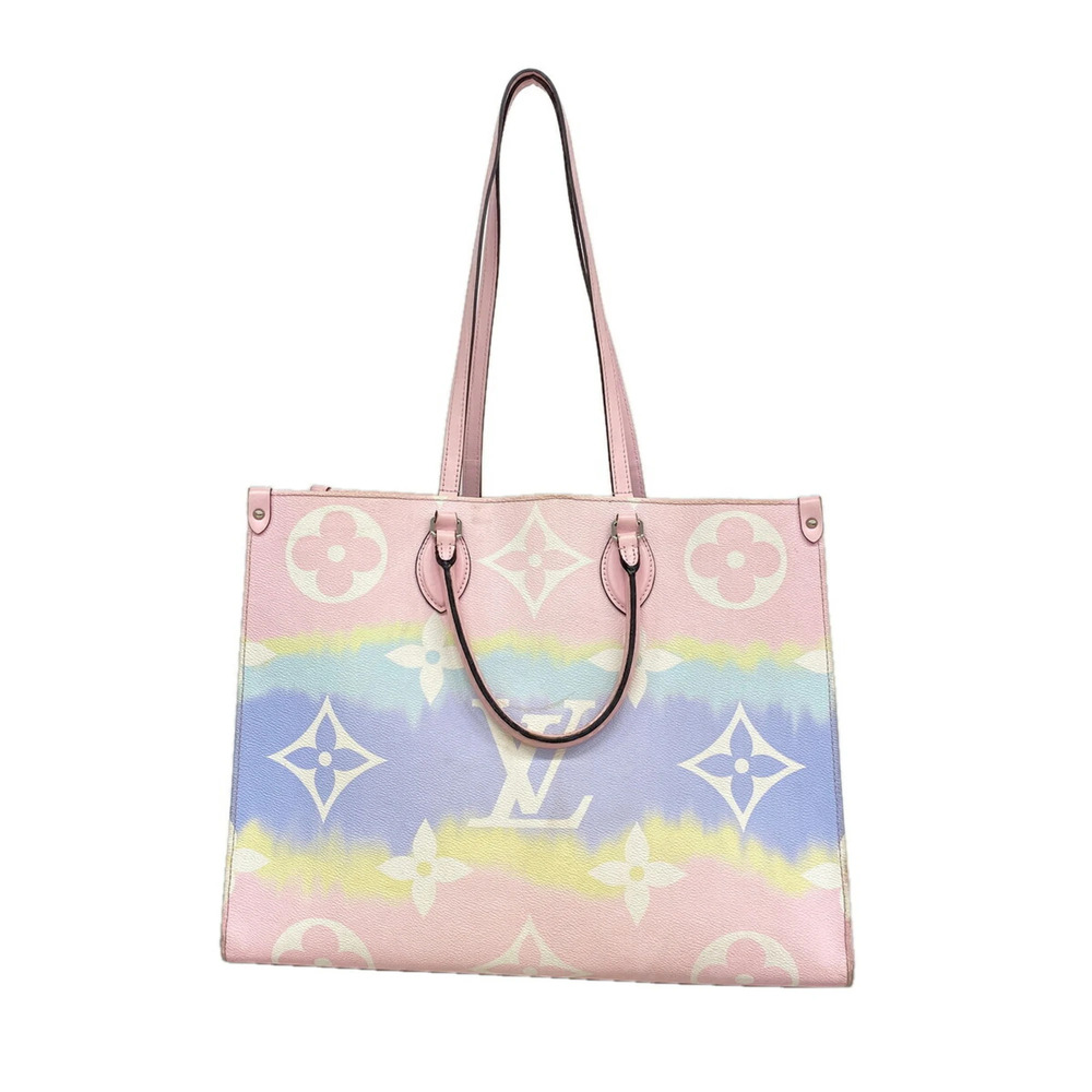 Louis Vuitton Monogram Giant LV Escale OnTheGo GM Tote Bag M45119 Pastel 2-wa...